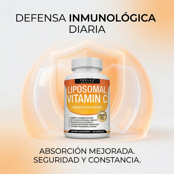 Toplux® Liposomal Vitamina C 🌿 IMPORTADO 🇺🇸