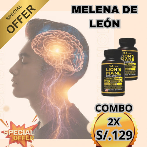 Melena de León (Dale a tu cerebro el impulso que necesita naturalmente)