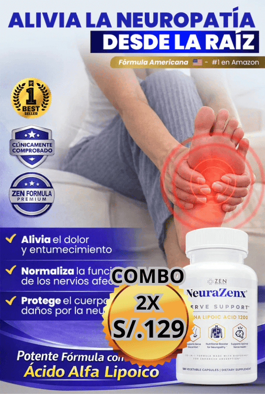 Neurazenk  Pro Alivia La Neuropatía desde la Raíz
