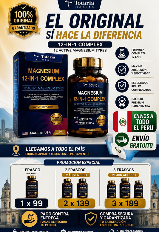 Magnesio Complex 12 en 1 Original